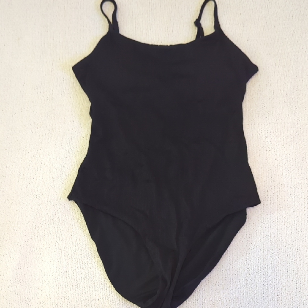 Black Aerie One Piece Swimsuit